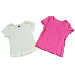 Wonder Nation Jumping Beans Ribbed Short Sleeve Shirt Bundle